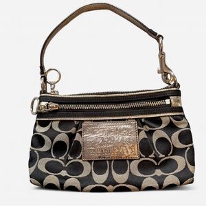Coach Signature Wristlet
